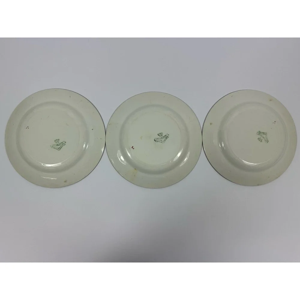 J G Meakin Hanley England Bread Plates 6 3/4